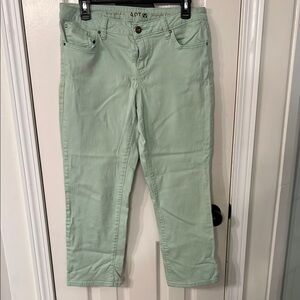 Apt. 9 Green Straight Leg Jeans
